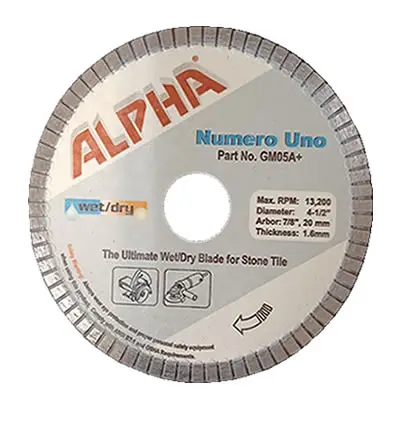 Blade Numero Uno 4-1/2” ALPHA