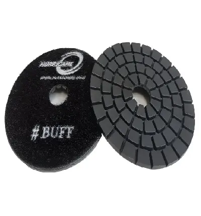 Block 4"/Buff Black WET Polishing Pad HURRICANE