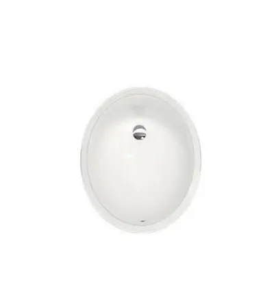 Ceramic WHITE Oval Small Sink 15"x12"x7.1/2" Depth