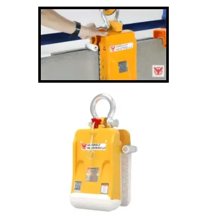 LIFTER 50 W/ROLLERS WHITE for Slabs AARDWOLF