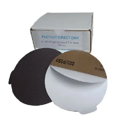 Sandpaper 5"/220 WET/DRY Self Adhesive Box(100pcs)