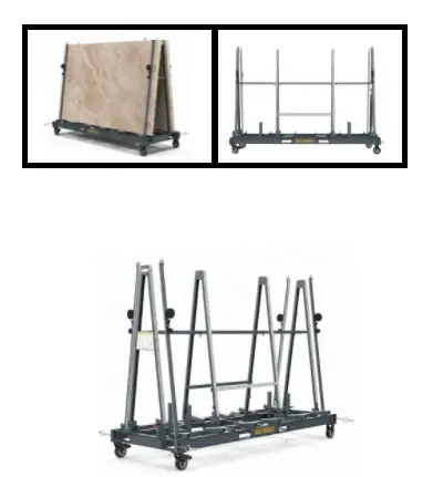 Transport Frame WHITE Rubber Folding ABACO