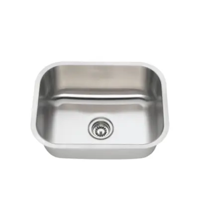 Undermount MEDIUM Single Sink 18G 23.3/8"x17.3/4"X9" Depth