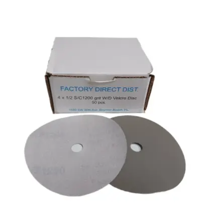 VELCRO 4"/1200 WET/DRY Box(50pcs) Sandpaper