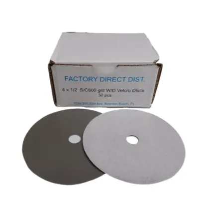 VELCRO 4"/800 WET/DRY Box(50pcs) Sandpaper