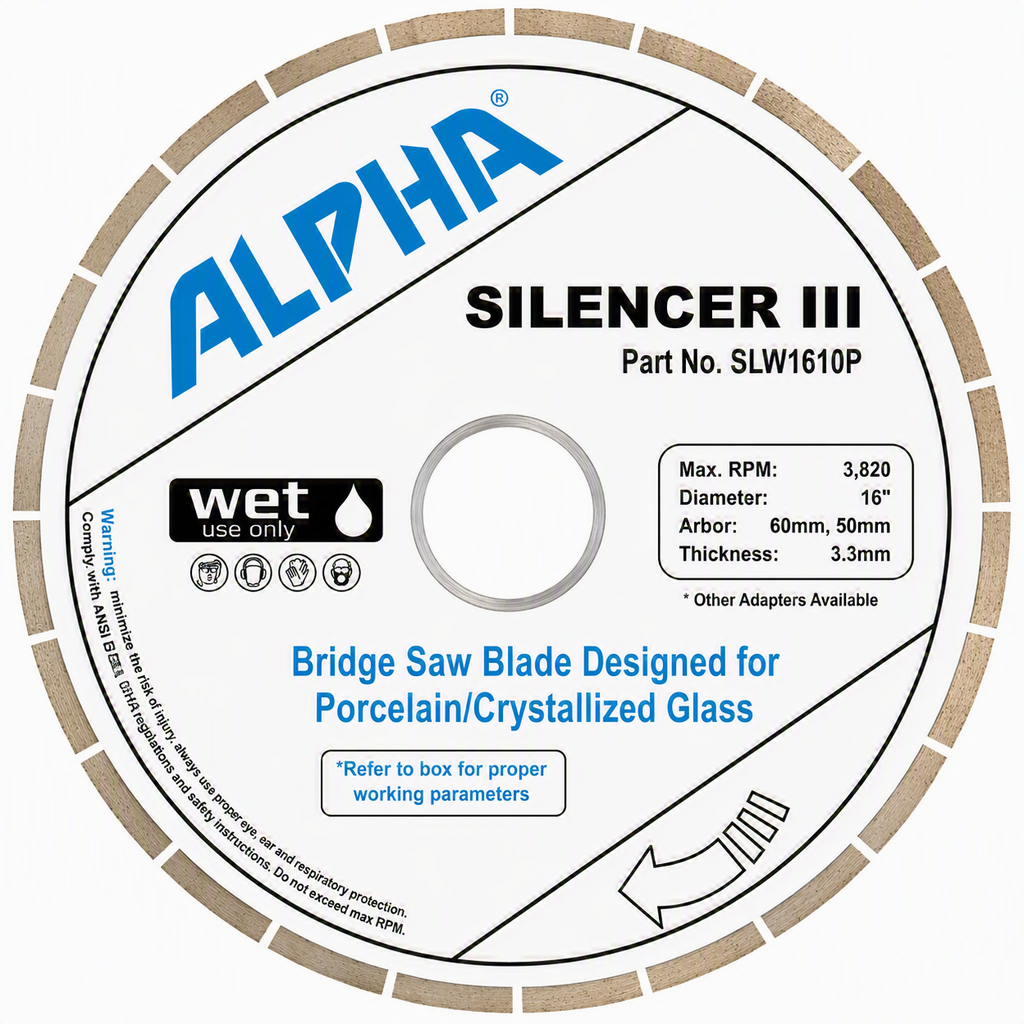 Alpha Silencer III Blade for Porcelain