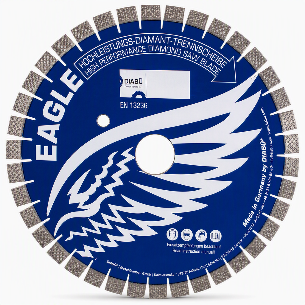 DIABÜ Blue Eagle Premium Line Quartzite Bridge Saw Blade