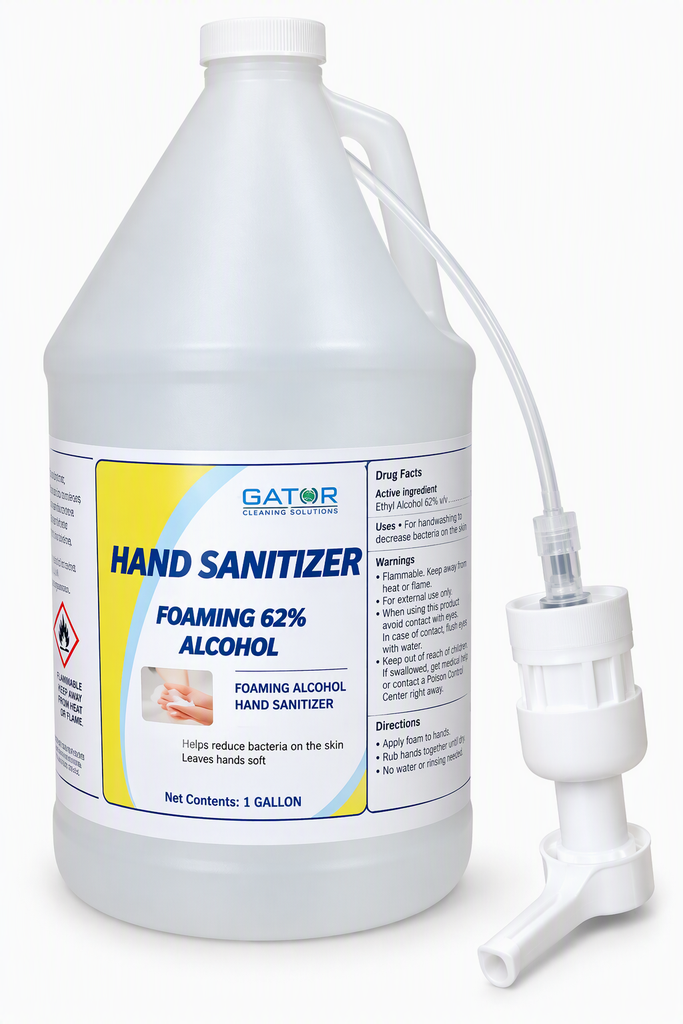 Gator Hand Sanitizer 62% Foaming Alcohol