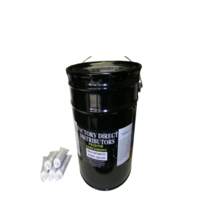 Solid 5 GALLON BLACK Transparent
