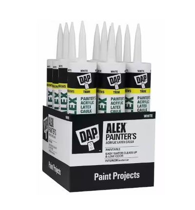 Alex Painters WHITE 25 Yrs Caulk Box(12pcs)