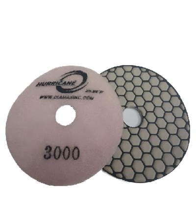 Hurricane 4"/3000 DRY Polishing Pad