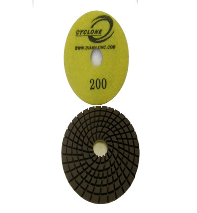 Spiral 3"/200 WET Polishing Pad CYCLONE