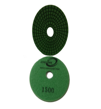 Spiral 4"/1500 WET Polishing Pad CYCLONE