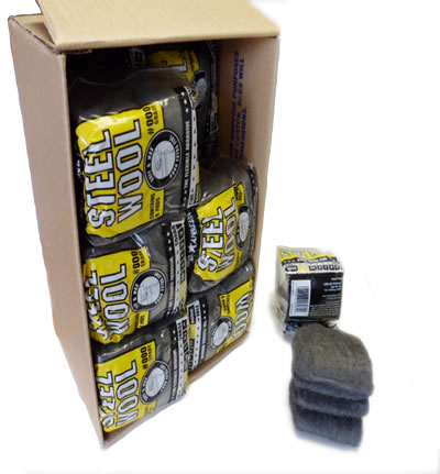 Steel Wool #3/0 Bags x 8 Pads