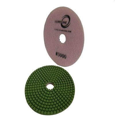 Block 5"/3000 WET Polishing Pad HURRICANE