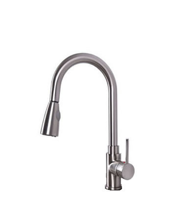 Faucet PULL OUT BRUSHED NICKEL for Kitchen