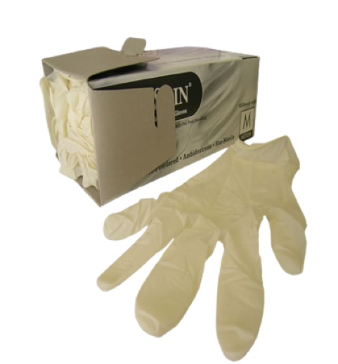 Gloves LATEX (M) Disposable Box(100pcs)