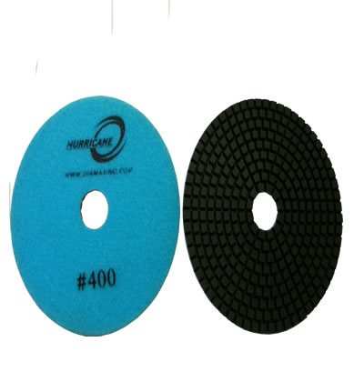 Block 5"/400 WET Polishing Pad HURRICANE