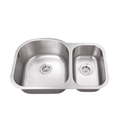 Undermount 70/30 Sink 18G 31.1/2"x20.1/2"x 9" Depth