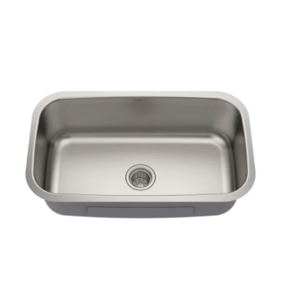Undermount XLARGE Single Sink 18G 32.1/4"x18.5/8" x9" Depth