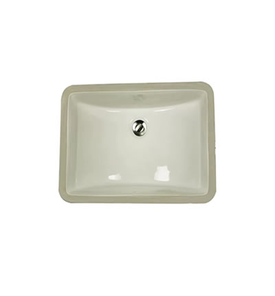 Ceramic BEIGE Square Sink 18"x13"x7.1/2" Depth