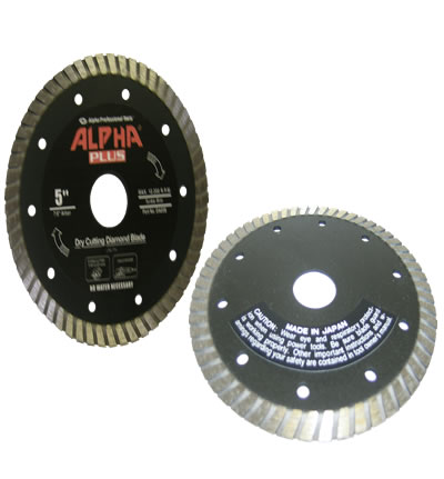 Alpha Plus Dry Diamond Blade 5"