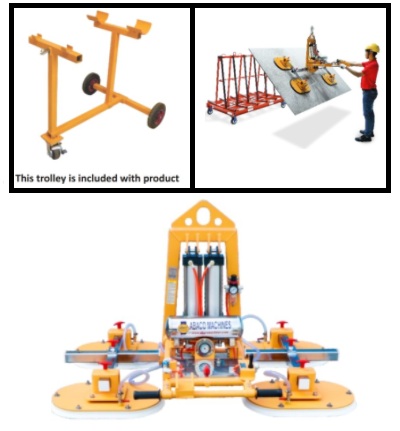 Vacuum Lifter WHITE Rubber ABACO
