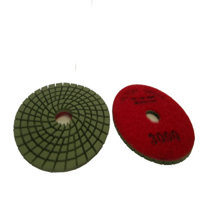 Spiral 5"/3000 WET Polishing Pad CYCLONE