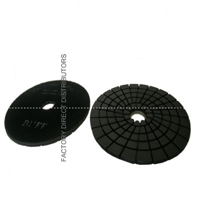 Spiral 5"/BBLACK WET Polishing Pad CYCLONE