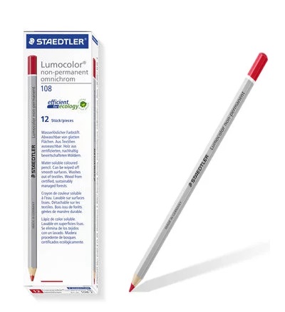 Pencil RED Non Permanent Box(12pcs) STAEDTLER