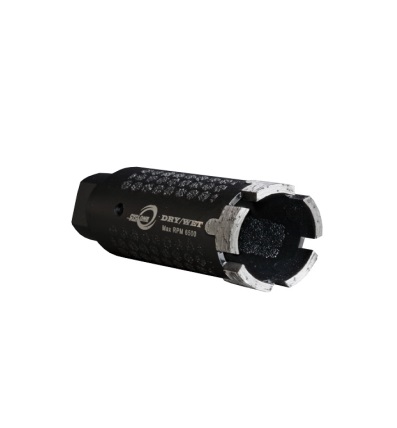 Core bit 1.3/8" Vacuum brazed Dry/Wet CYCLONE rpm:650