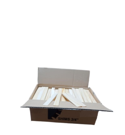 SHIMS WOOD 8"x3/4" Box (300units) STEEL