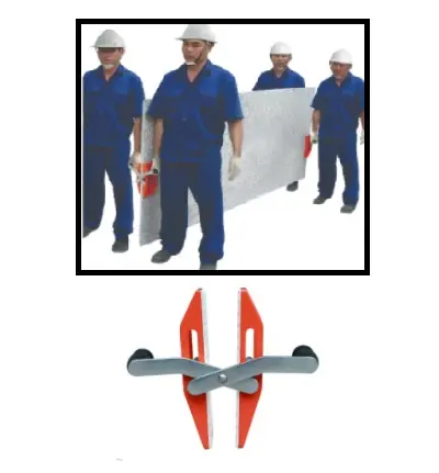 [ACC40-W] Carry Clamp WHITE Rubber (Set of 2)  ABACO