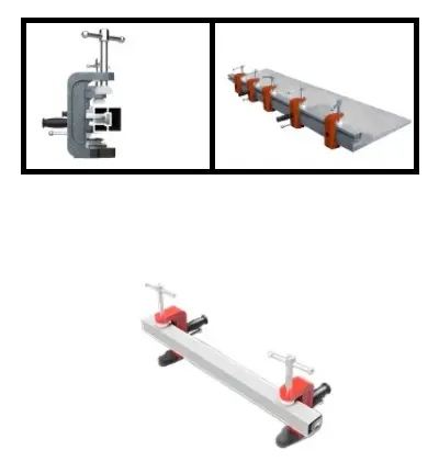 [LC60] Lamination Clamp 2 feet (include 1 bar 2 clamps)  ABACO