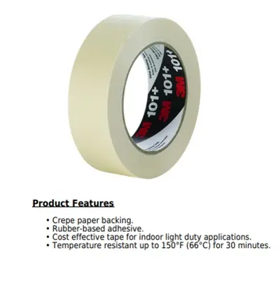 [STMT150] Masking Tape BEIGE 1.1/2" x 60yd 3M