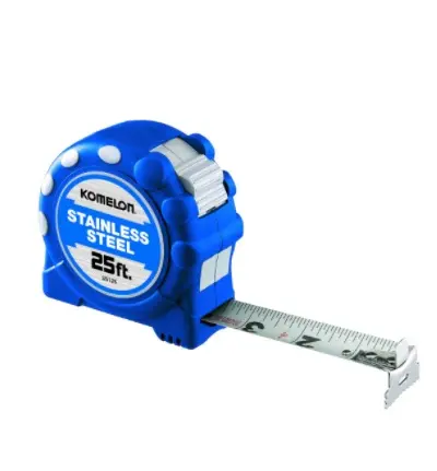 [KOMSS125] Measure Tape 25ft NYLON Coat KOMELON Stainless Steel