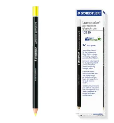[108201YLLW] Pencil YELLOW Permanent Box(12pcs) STAEDTLER