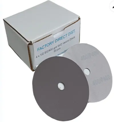 [SANDPVE4400] VELCRO 4"/400 WET/DRY Box(50pcs) Sandpaper