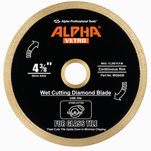 [WG0438] Alpha Vetro Blade 4" 3/8