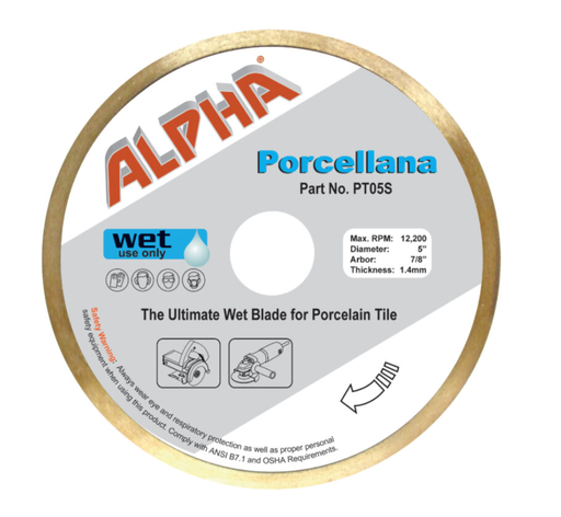 [PT05S] Alpha Porcelain Blade 5" 