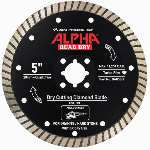 [DA05SH] Alpha Quad Dry Blade 5"