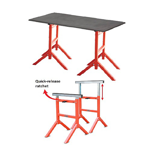 Stand  Easy Adjustable WHITE Rubber by Unit  ABACO